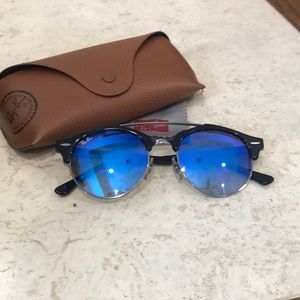 Ray Ban Clubround Double Bridge Sunglasses